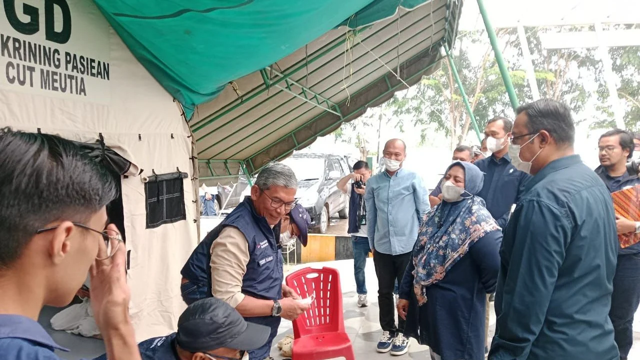 Utusan Presiden Tinjau RSUD Cilegon Pasca Banjir, Pelayanan Dipuji, Fasilitas Dicatat