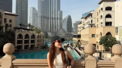 10 Potret Marsha Aruan Maldives: Gym dengan View Sunset yang Memukau