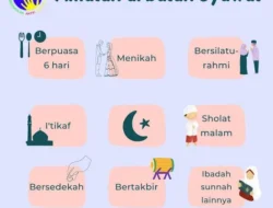 7 Amalan Sunnah yang Bisa Dilakukan di Akhir Syawal 2026, Simak Keutamaannya