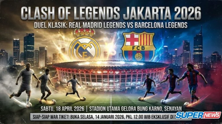 Apakah Clash of Legends 2026 Tayang di TV? Cek Jadwal Reuni Rivaldo hingga Ismed Sofyan