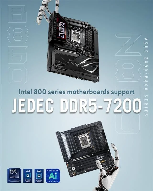 Asus Umumkan Dukungan Motherboard untuk Intel Core Ultra 200S Plus