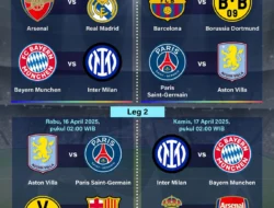 Atlético de Madrid Pecahkan Rekor 20 Tahun, Mengguncang Barcelona di Babak Perempat Final Liga Champions