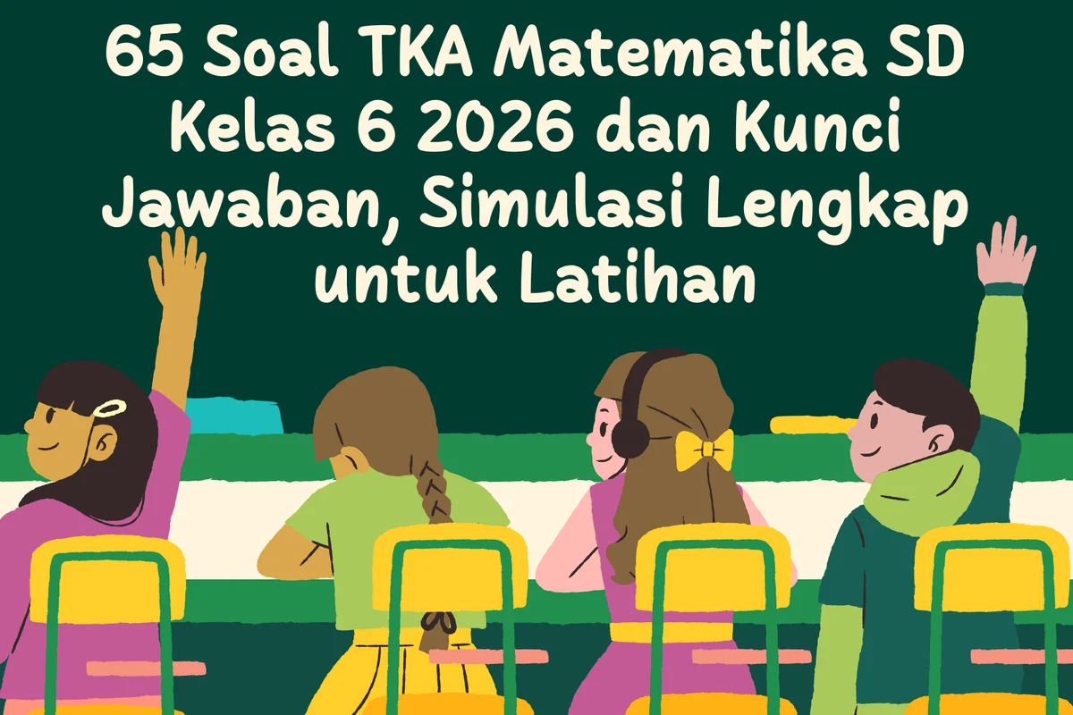 Auto Paham! Ini Contoh Soal TKA Matematika SD 2026