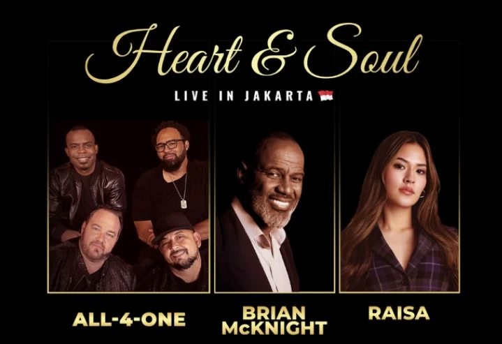 Brian McKnight Kembali Konser di Indonesia, Raisa Jadi Tamu Spesial