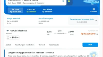 Calon Penumpang Mengeluh, Harga Tiket Pesawat Medan-Jakarta Melonjak Tinggi