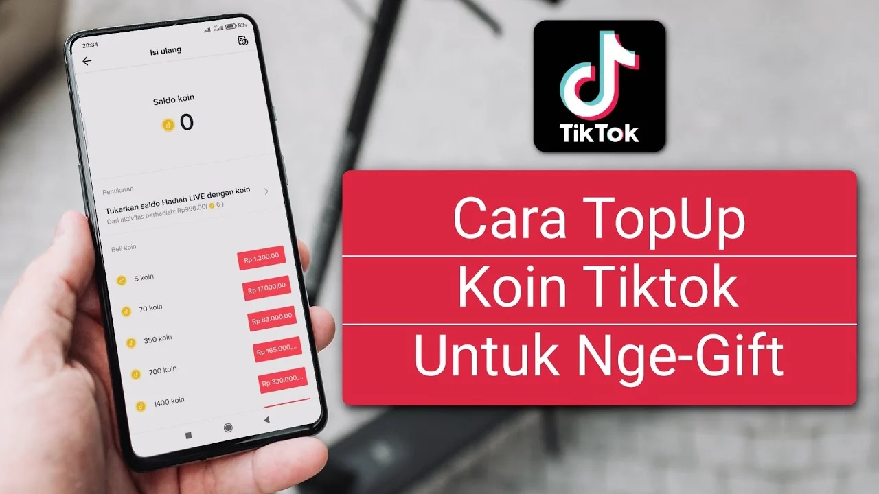 Cara Top Up Koin TikTok dengan Mudah Lewat Aplikasi dan Website Resmi