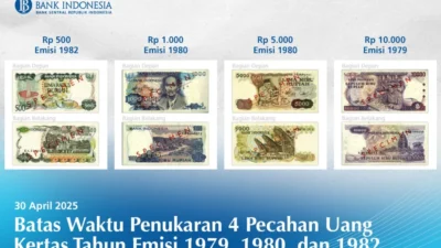 Daftar Uang Kertas yang Ditarik Bank Indonesia dan Cara Mudah Menukarnya via PINTAR BI
