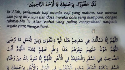 Doa Melepas Keberangkatan Haji Arab Latin dan Artinya, Dibaca Keluarga dan Kerabat