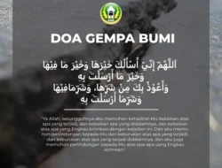 Doa saat Terjadi Gempa Bumi