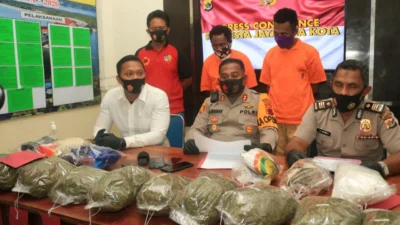Dua Tersangka Ganja Lahat Ditangkap, Salah Satunya Berusia 17 Tahun