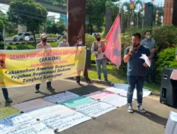 Dugaan KKN PUPR Sumsel pada Proyek Jalan Miliaran Rupiah, JAKOR Gelar Aksi di Kantor Gubernur
