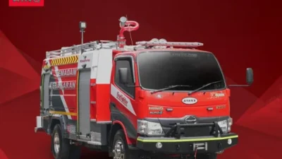 Fire Truck Berbasis Hino 300 Series, Mendukung Keselamatan Publik