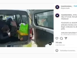 Geger Video Ambulans Lari Terobos Macet di Tebet: Polisi Diam di Mobil Dinas