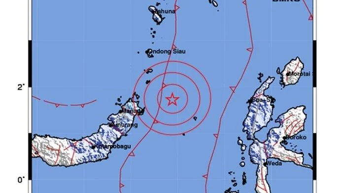 Gempa Hebat Guncang Koltim Sulawesi Utara: Aktivitas Sesar Aktif Dorong Pusat Gempa ke Pulau Batang Dua, Magnitudo Mencapai 7,6