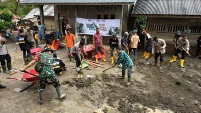 Gotong Royong Warga Pante Geulima Percepat Pemulihan Pascabencana Banjir Sumatra