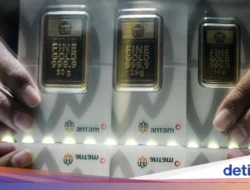 Harga Emas Antam Hari Ini Melonjak, Cek Rincian Lengkapnya