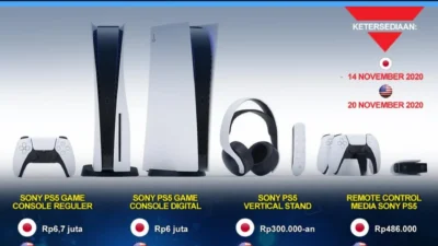 Harga PS5 Tetap di Bawah Rp12 Juta, Konsol Sony Tidak Ikuti Kenaikan Global pada April 2026