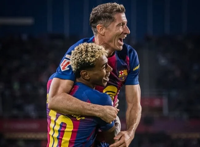 Hasil Atletico vs Barcelona: Diuntungkan Jumlah Pemain, Lewandowski Bawa Blaugrana Menang Dramatis 2-1