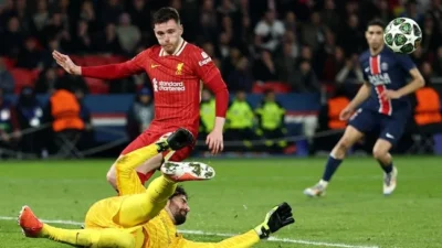 Hasil Liga Champions: PSG Tekuk Liverpool 2-0 di Leg Pertama Perempat Final