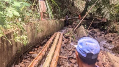 Irigasi Swadaya: Warga di Ibu Kota Manggarai Timur Perbaiki Saluran Setelah Tiga Tahun Rusak