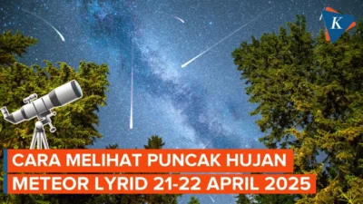 Jadwal Puncak Hujan Meteor Lyrid April 2026 dan Cara Pengamatan Terbaik
