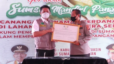 Jaga Ketahanan Pangan Nasional, Polda Sumsel Amankan Tersangka Distribusi Pupuk Bersubsidi