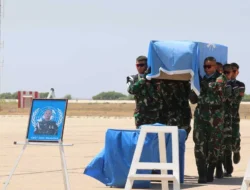 Jenazah 3 Prajurit TNI yang Gugur di Lebanon Tiba di Soekarno‑Hatta, Presiden Prabowo Pimpin Upacara Peringatan Militer