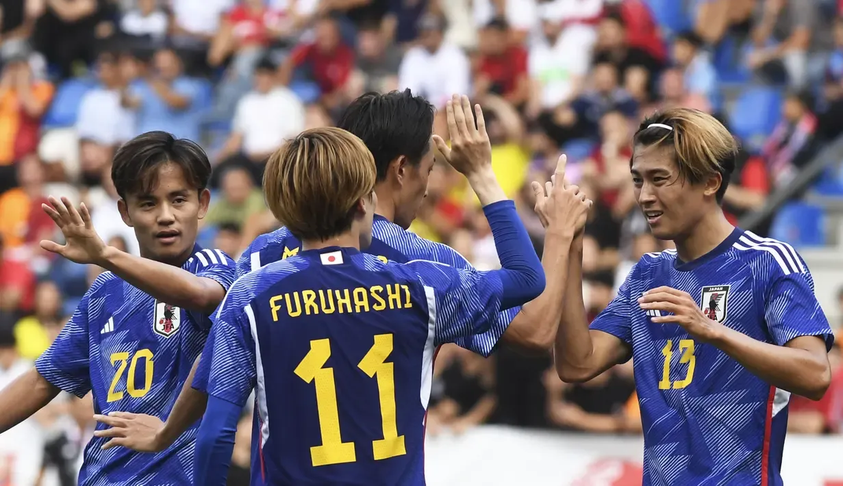 Jepang Cetak Sejarah Kalahkan Inggris, Moriyasu Sebut Laga Persahabatan