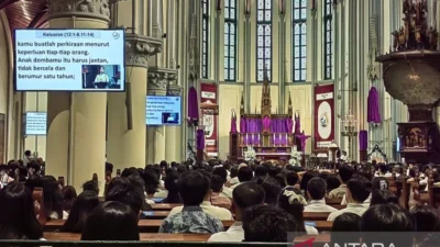 Kamis Putih 2026: Katedral Jakarta Atur Tiga Sesi Misa, Umat Diminta Tertib Ikuti Registrasi