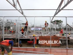 Kaposwil Safrizal Kunjungi Huntara Jamur Ujung, Penyintas Tersanjung