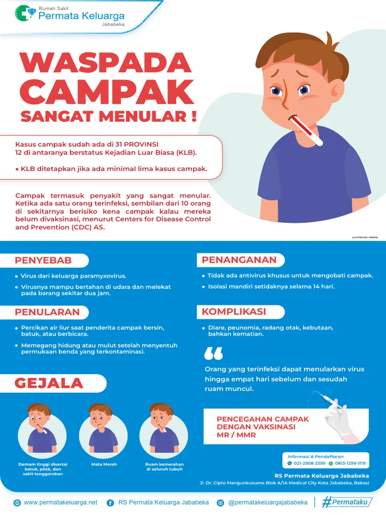 Kasus Campak Meningkat, Dinkes Kota Serang Gencarkan Imunisasi untuk Tekan Penularan
