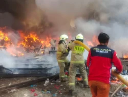 Kebakaran di Sabah, Menghanguskan 200 Rumah dan Ratusan Orang Mengungsi