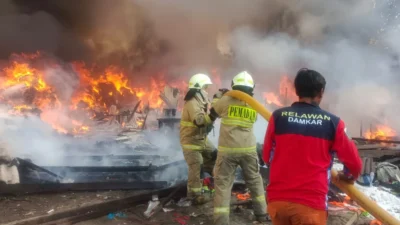 Kebakaran di Sabah, Menghanguskan 200 Rumah dan Ratusan Orang Mengungsi