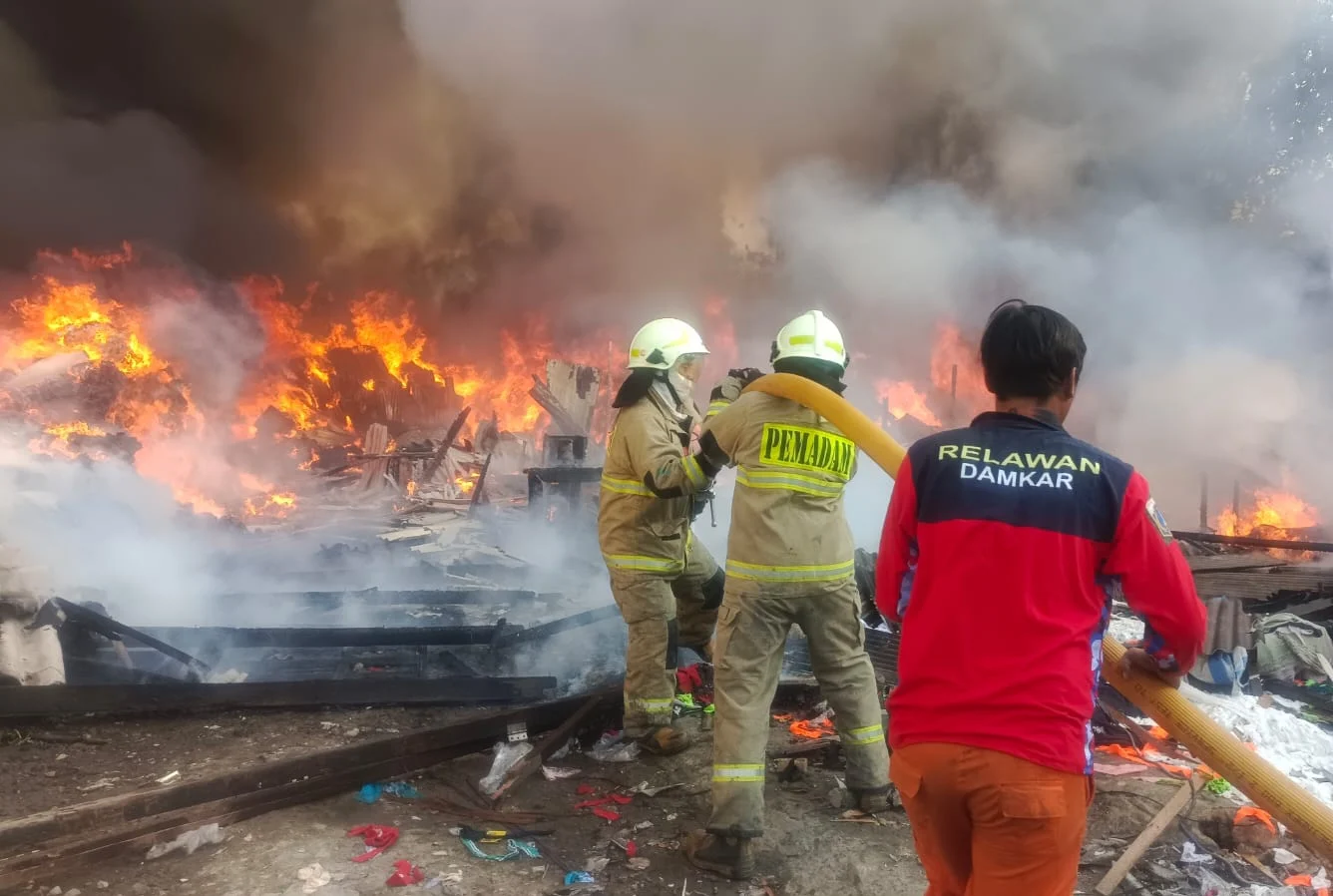 Kebakaran di Sabah, Menghanguskan 200 Rumah dan Ratusan Orang Mengungsi