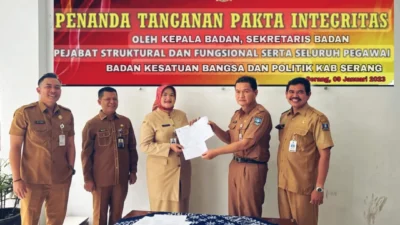 Kesbangpol Kabupaten Serang Imbau Ormas Segera Urus Legalitas Ormas dan Daftarkan Diri ke Pemerintah Daerah