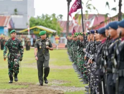 Kolaborasi TNI AD dan Daerah Menguat, Danrem 044/Gapo Dampingi Pangdam II/Swj Tinjau Lahan Yon TP