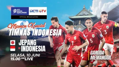 Live RCTI Tayang! Jadwal Lengkap Timnas U-17 vs Jepang & Sorotan Sepakbola Malam Ini