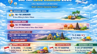 Long Weekend Eksklusif: Jumat, 3 April 2026 Jadi Hari Libur Nasional, Siapkan Rencana Liburan Anda!