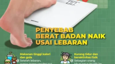 Mengapa Berat Badan Naik Setelah Lebaran? Ini Penjelasannya