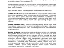 Mengenali Karakter Seseorang Melalui Cara Bersikap
