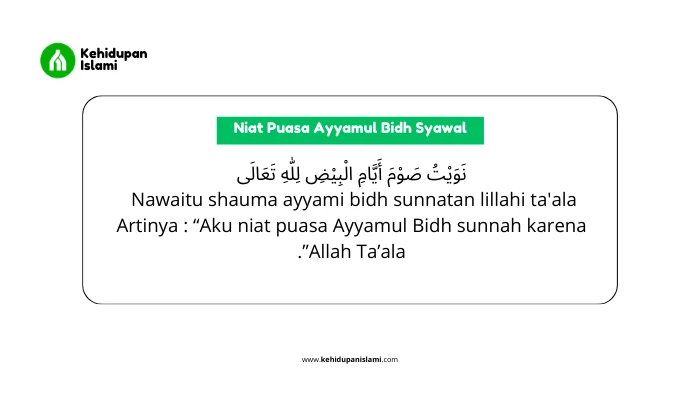 Niat dan Tata Cara Puasa Ayyamul Bidh Syawal Hari ke-3, Sabtu 4 April 2026: Keutamaan dan Panduan