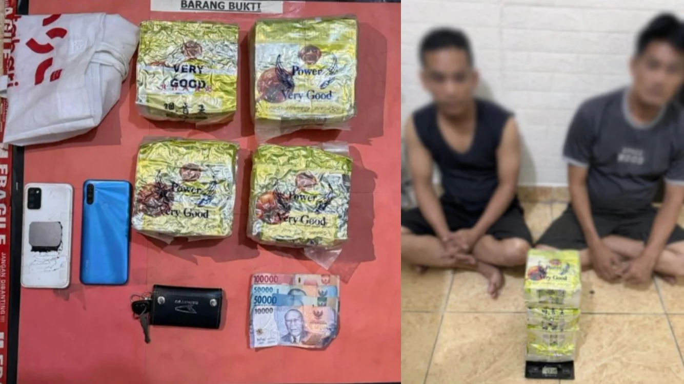 Operasi 14 Jam Berbuah Besar, Polres Ogan Ilir Sergap Kurir 4 Kg Sabu di Indralaya