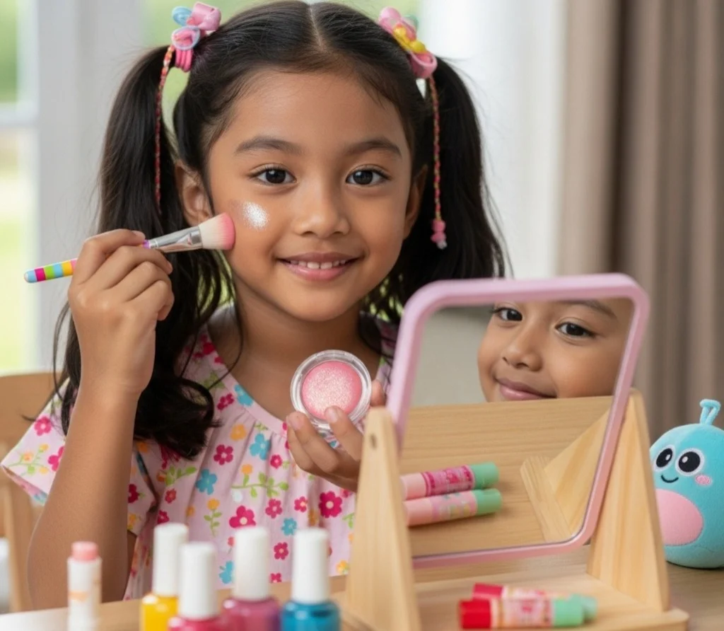 Orang Tua Wajib Tahu! Ini Bahaya Makeup untuk Anak-anak