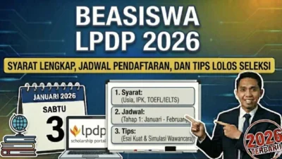 Pendaftaran Beasiswa Akselerasi Magister LPDP 2026 Dibuka: Syarat, Ketentuan, dan Jadwal Seleksi