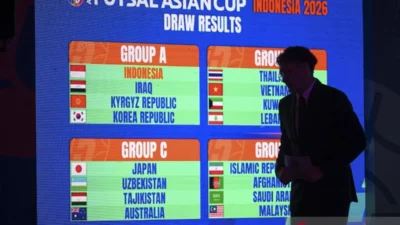 Piala AFF Futsal 2026: Indonesia dan Australia Bagi Poin 6 di Grup B