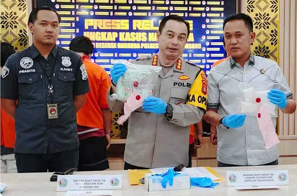 Polrestabes Palembang Ungkap Jaringan Narkoba Lintas Provinsi, Tiga Tersangka Diamankan
