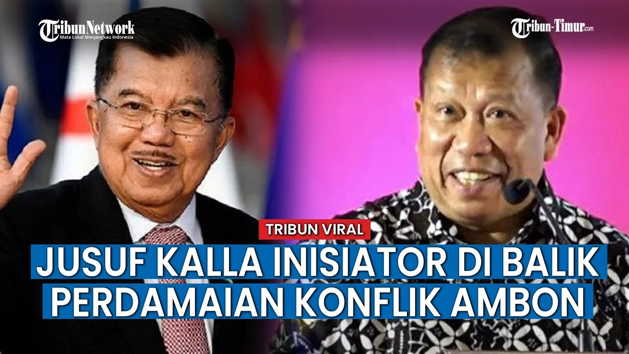 Profil Jusuf Kalla dan Rekam jejaknya di Balik Perdamaian Konflik Ambon
