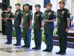 Regenerasi Kepemimpinan TNI AD, Danrem 044/Gapo Hadiri Sertijab Pejabat Kodam II Sriwijaya