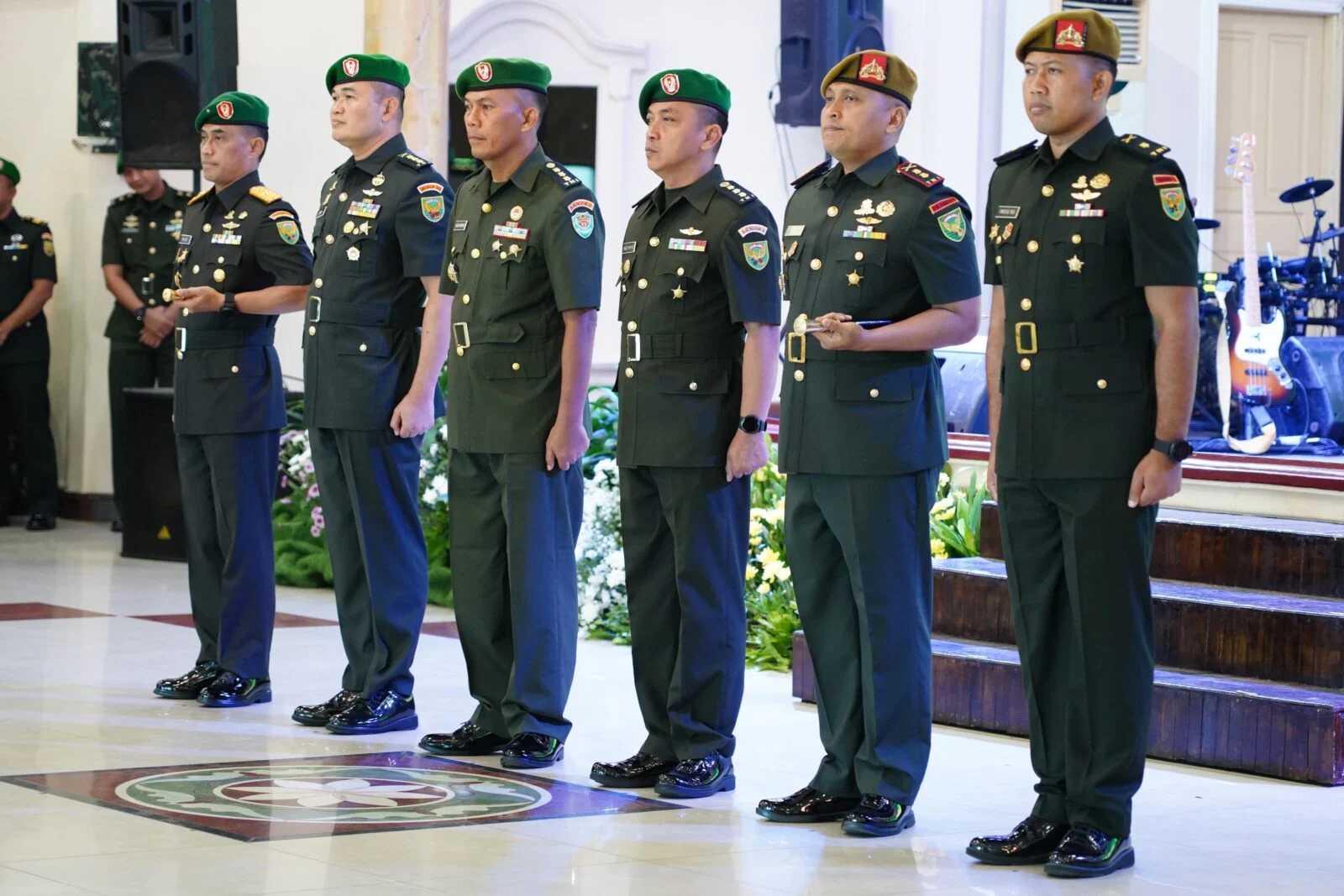 Regenerasi Kepemimpinan TNI AD, Danrem 044/Gapo Hadiri Sertijab Pejabat Kodam II Sriwijaya