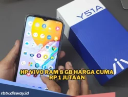 Rekomendasi HP Vivo dengan RAM 8 GB Harga Sekitar Rp1 Jutaan, Tidak Ngelag